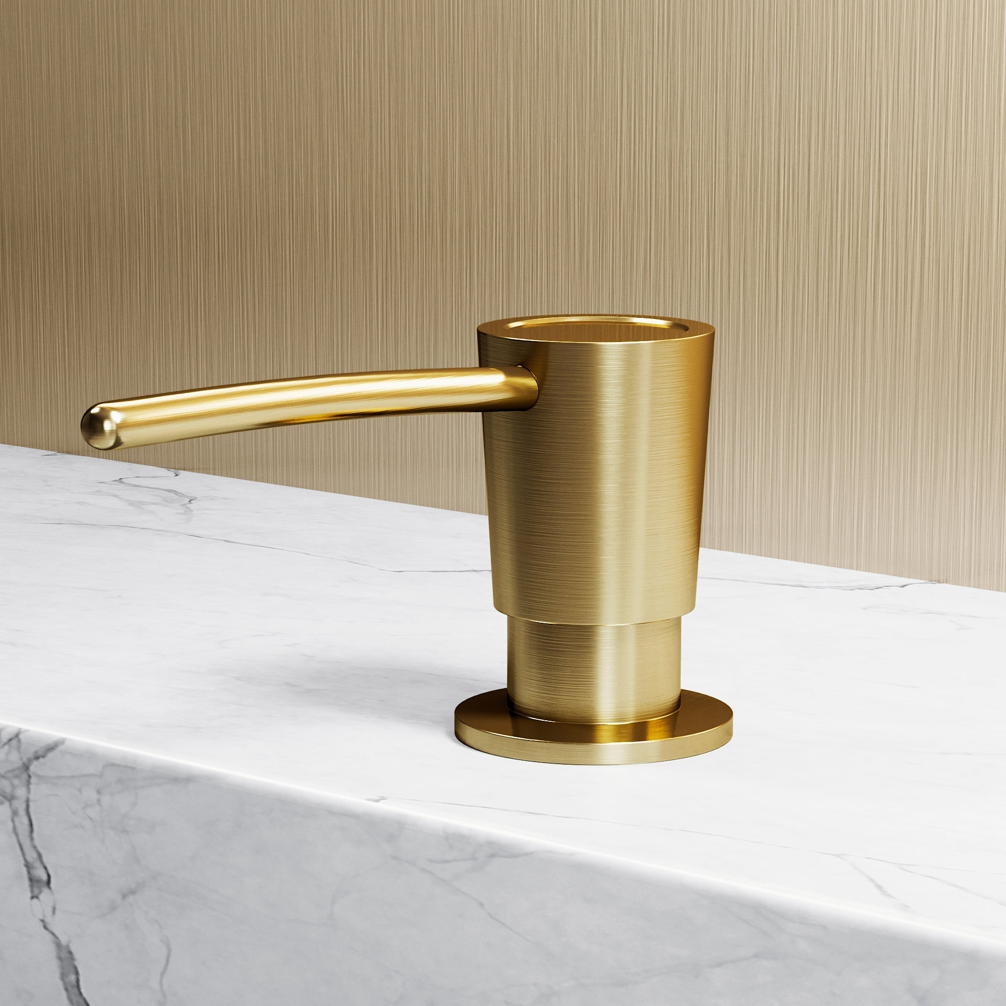 Vigo Kitchen Soap Dispenser In Matte Brushed Gold