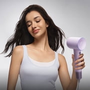Laifen SE Hair Dryer, 105,000 RPM Ionic Blow Dryer with 3 Magnetic Attachments - Purple