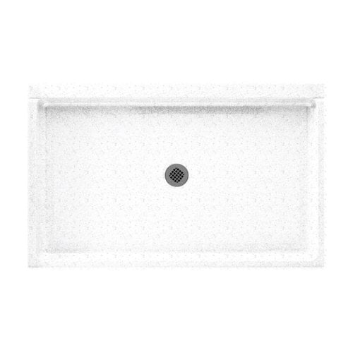 Swan Solid Surface 34 X 54 Single Threshold Shower Base Walmart Com Walmart Com