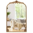 thumbnail image 1 of Costway 30" x 20" Gold Traditional Vintage Ornate Baroque Arched Mirror for Wall with Metal Frame, 1 of 10