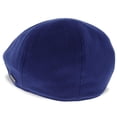 thumbnail image 4 of Walrus Hats Blue Luxe Grand Master Duckbill Cap – Classic 6-Panel Wool Blend Flat Cap – Suede Brim Underside & Soft Cotton Liner for Timeless Comfort, 4 of 7