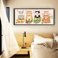 thumbnail image 3 of Hilo Bordado Wdftyju 11CT 3 Hebras Cuadrado Gato La Suerte Kit Punto Cruz 98*42cm, 3 of 9