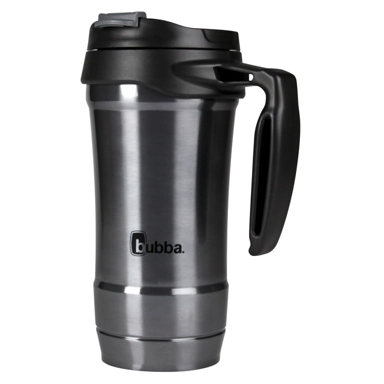Bubba Hero 18oz Stainless Steel Insulated Travel Mug, Thermal Coffee  Handle, Hot & Cold Beverages, Gunmetal Grey - Walmart.com