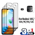 thumbnail image 2 of Frontal Vidrio Templado Para Xiaomi Redmi 10C NFC Protectores de Pantalla Redmi 12C 10 C 9C Película Protectora Redmi10C Película Redmi 10A 9A Glass Redmi 12 C película para de cámara, 2 of 4