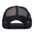 thumbnail image 3 of DALIX Trucker Cap Two Toned Cap in Black and Red, 3 of 6
