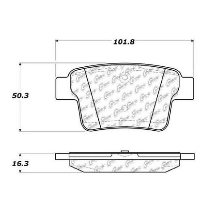 Go Parts Oe Replacement For 2005 2007 Ford Five Hundred Rear Disc Go Parts Oe Replacement For 2005 2007 Ford Five Hundred Rear Disc Brake Pad Set