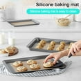 thumbnail image 4 of HEVIRGO Silicone Baking Mat Non-Stick Reusable Baking Sheet for Oven Food-Grade Silicone Mats for Baking Cookies Macarons Bread, 4 of 7