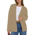 thumbnail image 5 of Pyhlmscde Women Cardigan Sweater Chunky Open Front Lady Jacket Coat Fall Outwear 2025 Trendy Outfits, Lightweight Trench Coat Women, Short Trench Coats for Women, Jackets for Women, 5 of 5