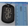 thumbnail image 3 of R.H. Jewelry Stainless Steel Pendant, Black Plated Dog Tag Christian Necklace, 3 of 4
