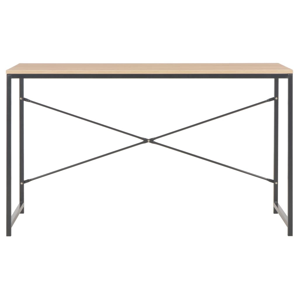 Lowestbest Computer Desk, Modern Writing Desk, PC Workstation for Home Office, Black and oak Lowestbest Computer Desk, Modern Writing Desk, PC Workstation for Home Office, Black and oak