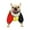 Yellow, variant on Pet Supplies Under $10, Fall/winter coat dog coat pet clothes bullfight baseball coat coat