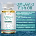 thumbnail image 4 of MENXI Triple Strength Omega 3 Fish Oil Supplement,2500mg Fatty Acid Supplements with EPA DHA & Omega3, for Brain Joints Eyes Heart Health Supplement, 4 of 6