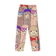thumbnail image 5 of Daiia Cute Lamas Men's Sleep Pant with Pockets and Drawstring,Pajama Pants-Medium, 5 of 9