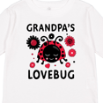 thumbnail image 4 of Inktastic Valentine's Day Grandpa's Lovebug Boys or Girls Long Sleeve Toddler T-Shirt, 4 of 5