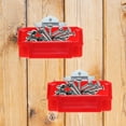 thumbnail image 4 of WRISTBIQUE 3Pcs Pegboard Wall Bins in Red for Convenient Tool Storage and Display, 4 of 6