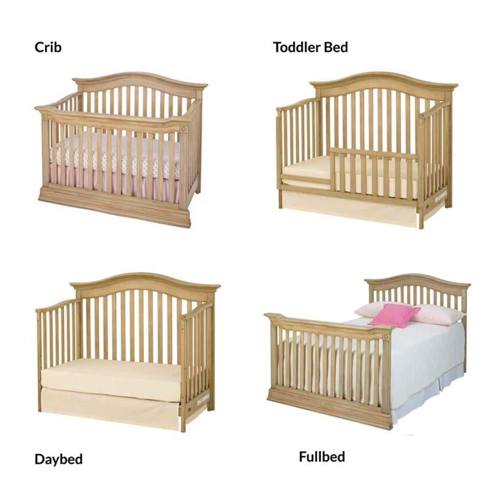 Baby Cache Montana 4-in-1 Convertible Crib in Driftwood