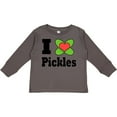thumbnail image 3 of Inktastic I Heart Pickles Boys or Girls Long Sleeve Toddler T-Shirt, 3 of 5