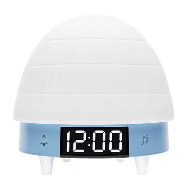 El sueño de la lámpara de la noche del de la proyección de RC USB enciende la hora y la fecha de la exhibición F / Veranda Azul Sunnimix Slicone Touch Nightlight