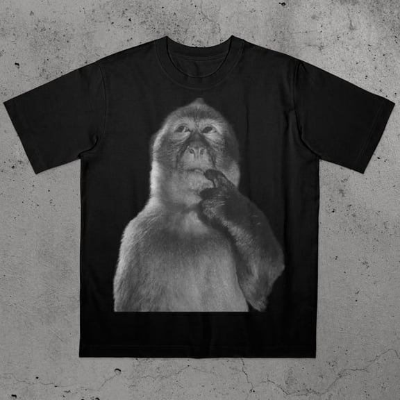 Funny Monkey Shirt, Stupid Meme Tshirt, Dank Memes Tee, 90s Vintage Bootleg, Odd Core