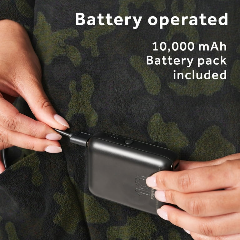 Battery operated heated outlet blankets at walmart