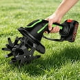 thumbnail image 4 of Outdor 2 In 1 Cordless Tiller And Cultivator With Extension Pole 20V Lightweight Handheld Garden For Soil And Trenching Battery Included, 4 of 5