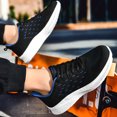 thumbnail image 6 of Men's Running Shoes Lace‑Up Mesh Upper Athletic Sneakers with Curved Midsole for Daily Walking and Casual Outdoor Activities, 6 of 7