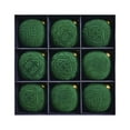 thumbnail image 2 of Velvet Christmas Ball Ornaments - 4 Inch Flocked Christmas Balls Shatterproof Decorative Hanging Ornaments Set for Xmas Tree Holiday Wedding Party Decor (Dark Green, 9pcs), 2 of 5