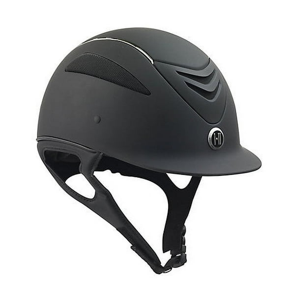 One K Defender Chrome Stripe Helmet - Black Matte CS - Small