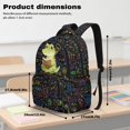 thumbnail image 7 of DISNIMO Cute Crocodile Math Print 17 Inch Lightweight School Backpack, Multi-pocket Bookbag with Adjustable Shoulder Straps for Elementary Middle School Students Daily Use, 7 of 7