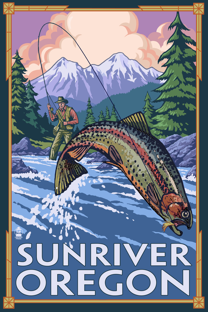 Fly Fishing Poster