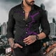 thumbnail image 1 of Camisa de solapa de malla para hombre, camisa de traje de calle de moda de primavera y verano, para exteriores, suave y cómoda, tela de alta calidad, novedad 2024, 1 of 6
