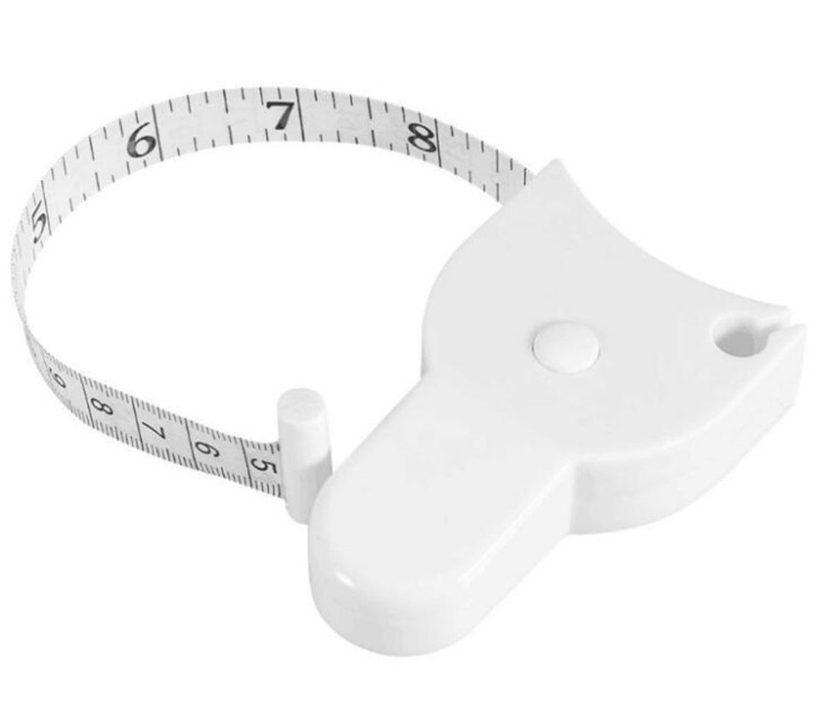 White Bust Arms and More 80 Inch Retractable Measuring Tape for Body: Waist Hip Perfect Body Tape Measure 