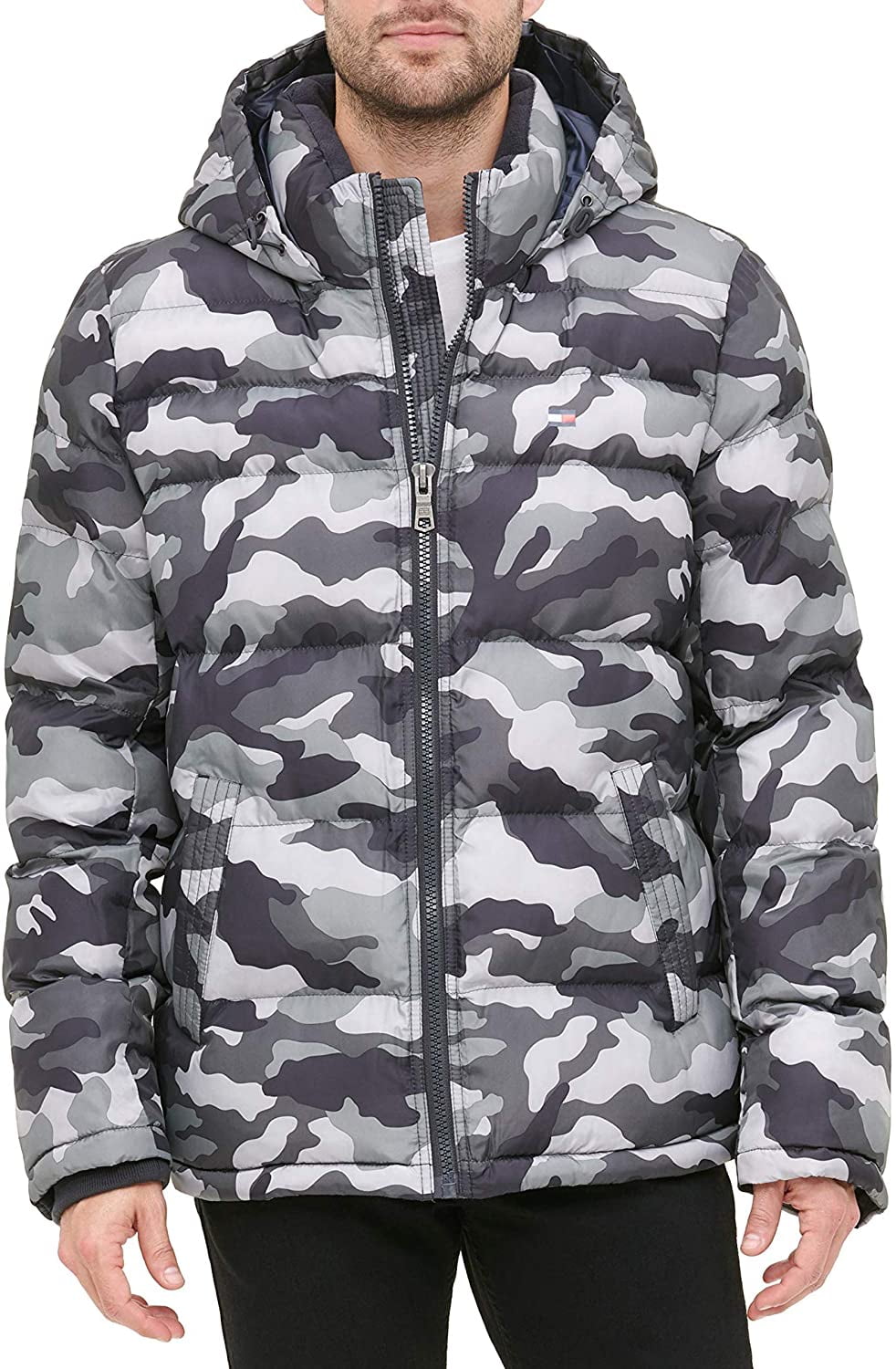 Tommy Hilfiger Men's Classic Hooded Puffer Jacket (Regular and Big