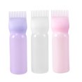 thumbnail image 2 of 3pcs Hair Dye Bottle Applicator Comb Dispensing with Graduated Scale Salon Hair Coloring Dyeing (White Purple Pink), 2 of 9