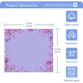 thumbnail image 4 of Dreamtimes Purple Flowers Orchid Washcloths, 2 PCS 12 X 12 Inches Cotton Wash Cloths, Highly Absorbent and Soft Face Towels for Bathroom,Gym,Hotel and Spa, 4 of 7