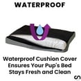 thumbnail image 2 of Club Nine Pets Roma Orthopedic Pet Bed for Dogs, Elevated, Small, Grey, 2 of 8