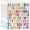 Colored, variant on YNHAY 1960Pcs Waterproof 1" Vinyl Alphabet & Number Stickers - Self-Adhesive for Mailboxes, Windows, Doors, Signs, Vehicles & More, Black