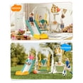 thumbnail image 4 of KORIMEFA Toddler Slide, 6 in 1 Toddler Playset - Upgrade with Kids Slide, Swing, Soccer and Ring Toss for Age 1-3, Indoor and Outdoor Playground, 4 of 16