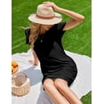 thumbnail image 5 of EKOUAER Women Nightgown Plus Size Nightshirt for Women Comfy Nightdress with 2 Pockets, 5 of 6