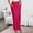 Hot Pink, variant on Women's Satin Skirt High Waisted Maxi Skirts Work Office Party Long Skirt with Pockets