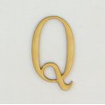 thumbnail image 1 of 1 Pc, 10 Inch X 1/8 Inch Thick Fangsong Font Wood Letters Q For Direction Use Or Decor, 1 of 3