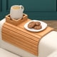 thumbnail image 1 of Soporte para sofá, portavasos, mesa, bambú, para bebidas y aperitivos, 1 of 6