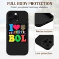 thumbnail image 2 of iPhone 15 Pro Case - Lightweight Yellowing Resistant with Colorful Design Featuring Bold ' I ❤️ BOL ' Text and Vibrant Illustrations, 2 of 6