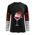 thumbnail image 4 of Sudaderas de Cuello Redondo de Navidad Para Mujer Moda Casual Manga Larga Impreso Ladies Tops Odeerbi ODB207710, 4 of 4