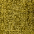 thumbnail image 1 of Ahgly Company Machine Washable Indoor Square Oriental Yellow Industrial Area Rugs, 7' Square, 1 of 4