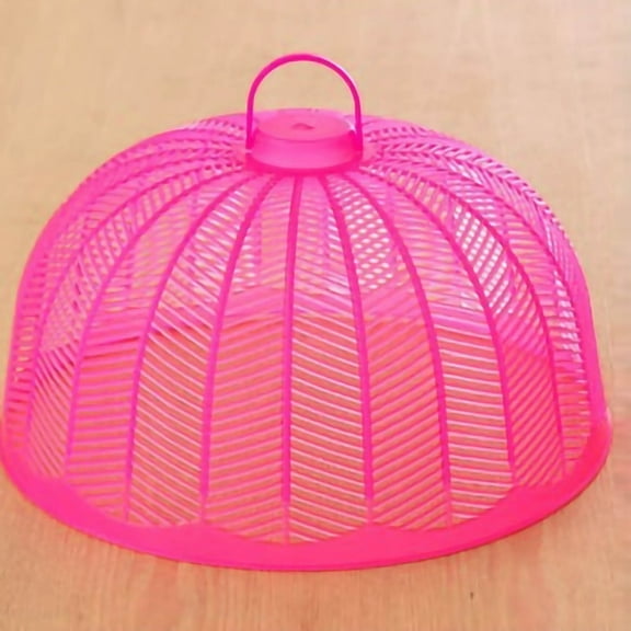 Pp Food Screen Food Screen Kitchen Accessory Mesh Screen Food Cover Tent Reusable Outdoor Picnic Food Covers For Dust ProofPink