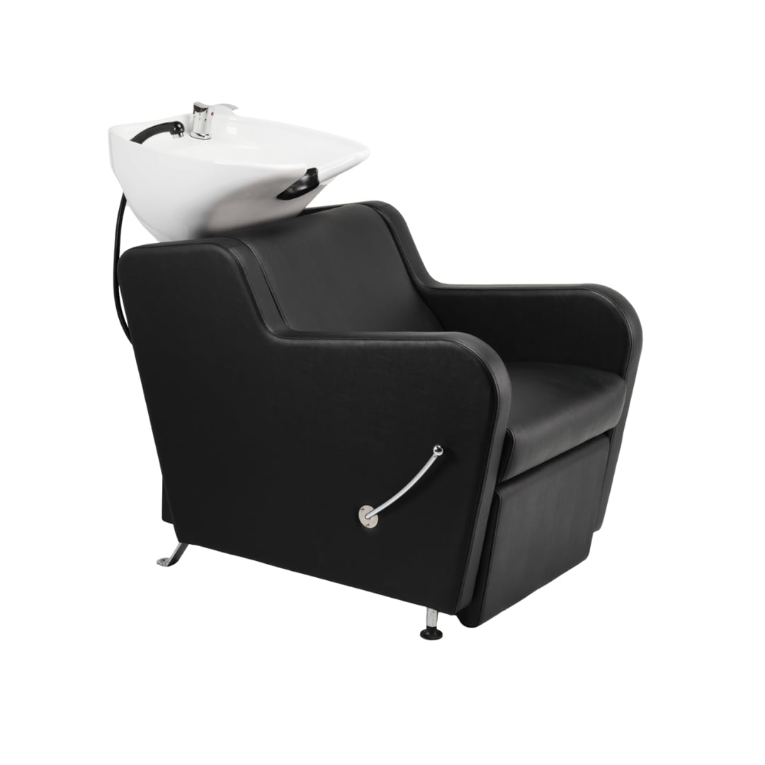 Salon/Hairdressing Barbers Back Wash Basin With Chair And Footrest-9674 