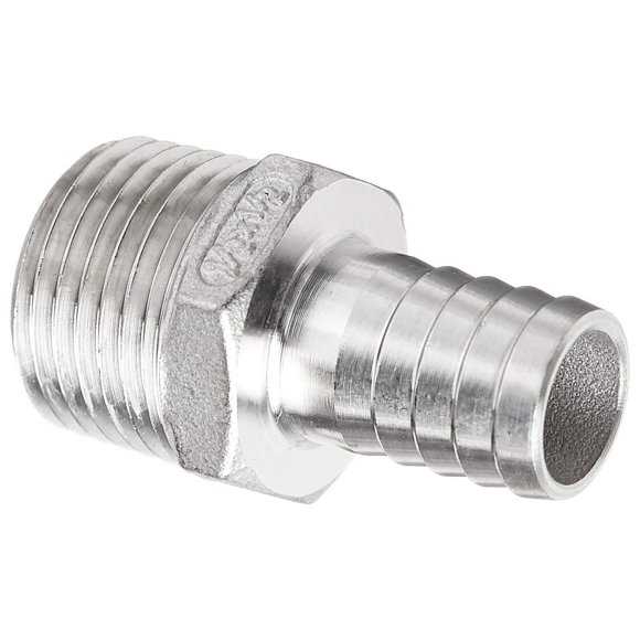 Adaptateurs de Tuyau Mâle 1/2b1/2mpt en Acier Inoxydable NPT