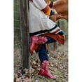 thumbnail image 3 of TuffRider Toddler Fire Red Floral Western Boot, 3 of 8