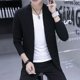 thumbnail image 4 of Suéter de punto para hombre, abrigo de color liso, ropa de hombre, cárdigan de negocios con bolsillos, chaqueta, réplica de alta calidad, nuevo en tops, 4 of 5